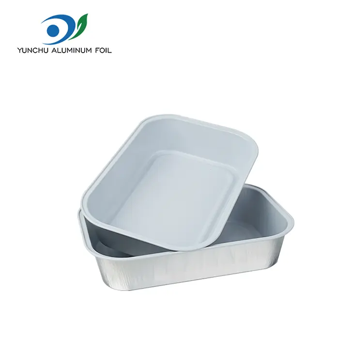 しわのないケータリング航空会社のアルミホイル容器