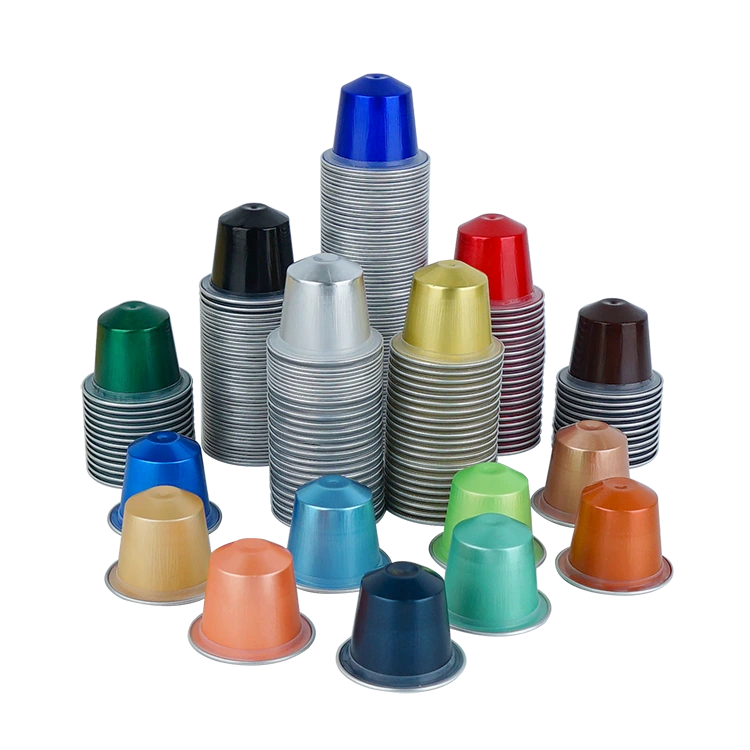 空のコーヒーカプセル