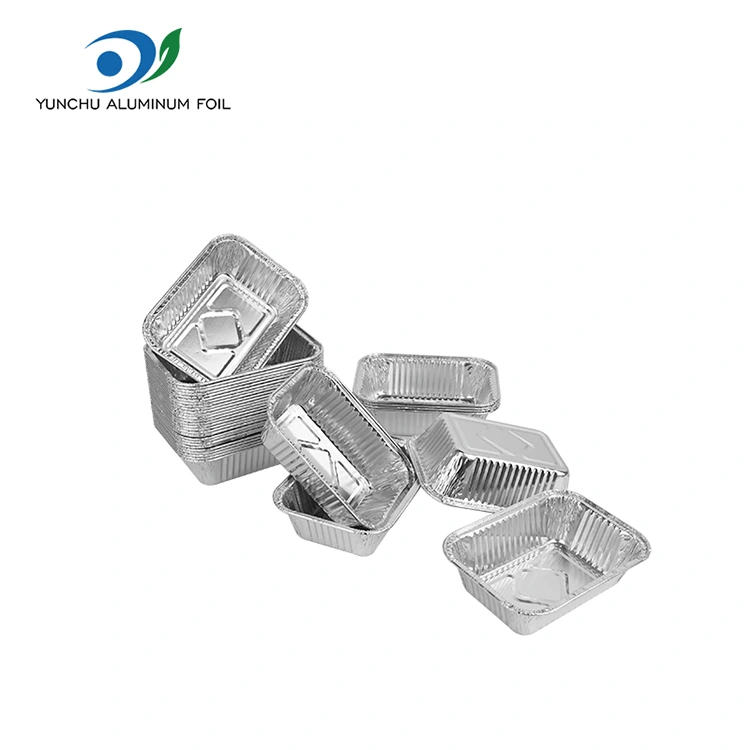 エアフライヤーベーキングシルバーアルミホイル容器