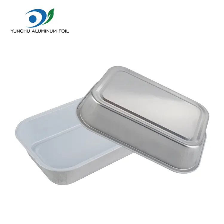 しわのないケータリング航空会社のアルミホイル容器