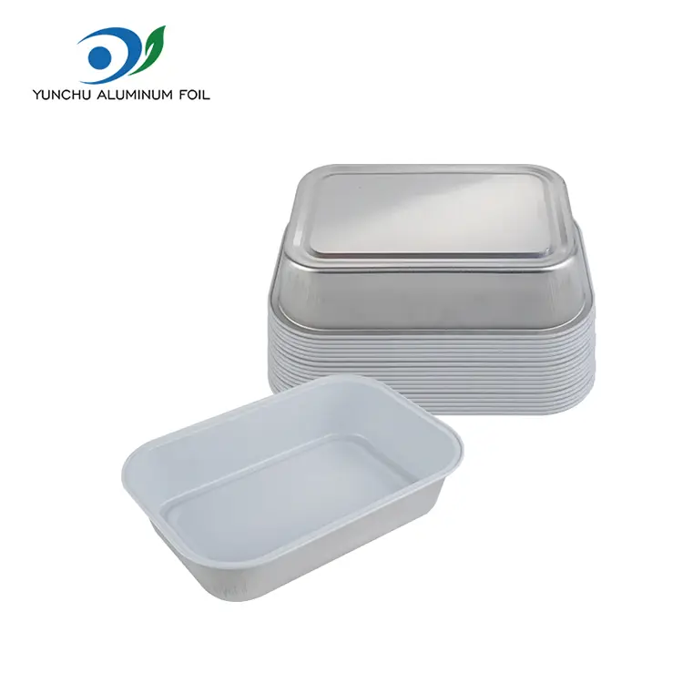 しわのないケータリング航空会社のアルミホイル容器