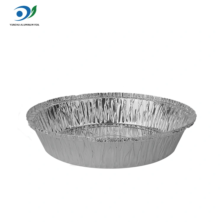 丸いエアフライヤーホットポットシルバーアルミホイルフードコンテナ 丸いエアフライヤーホットポットシルバーアルミホイルフードコンテナ