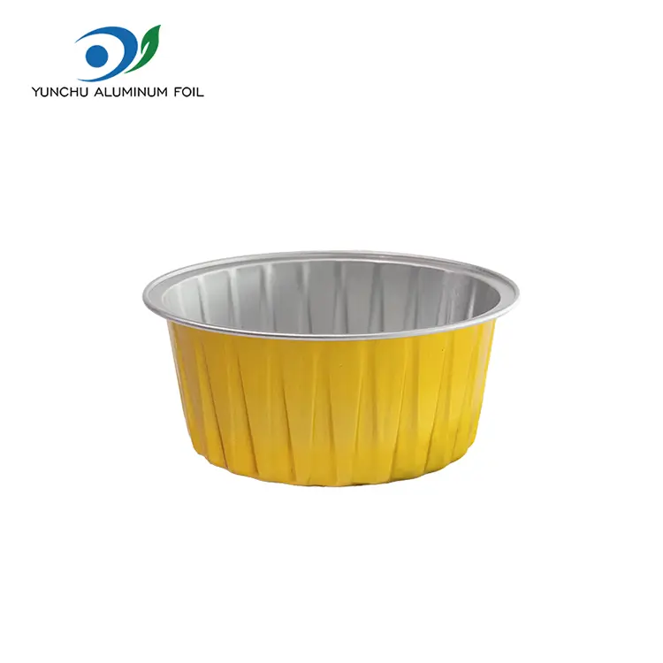丸いベイクドケーキスムースウォールアルミホイル容器 丸いベイクドケーキスムースウォールアルミホイル容器