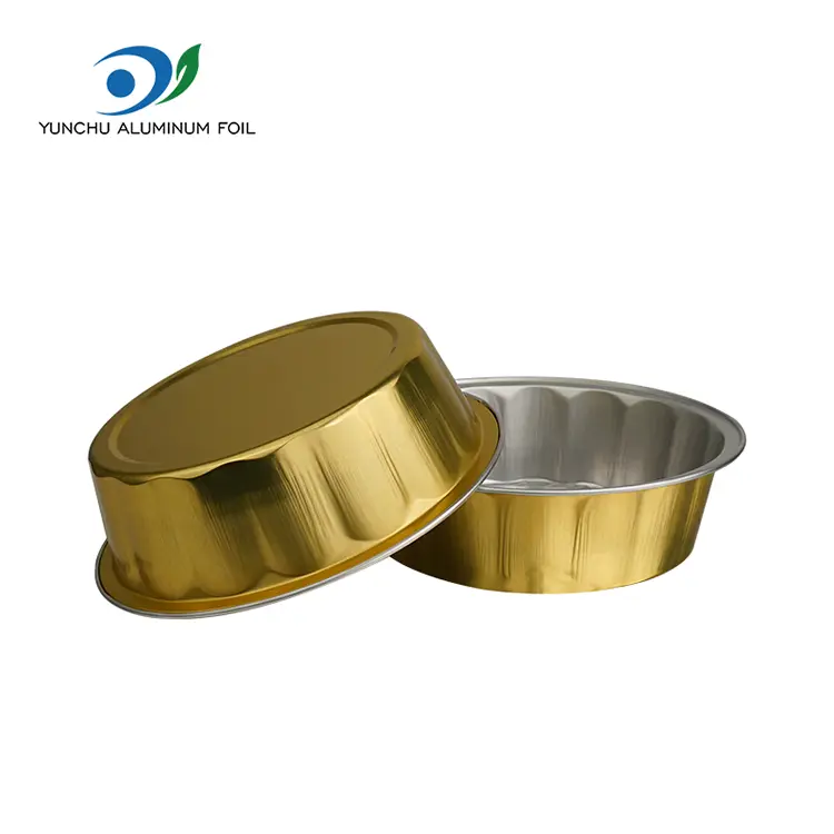 耐性ベーキングスムースウォールアルミホイル容器