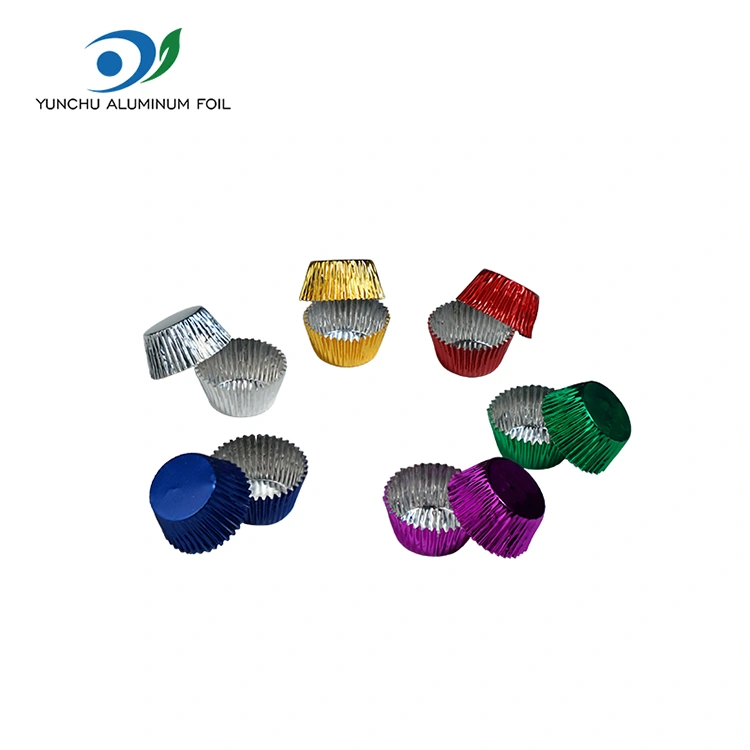 丸い小さなパッケージベーキングシルバーアルミホイルフード容器 丸い小さなパッケージベーキングシルバーアルミホイルフード容器